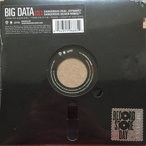 Big Data - Dangerous 7 - New 7" Vinyl 2015 RSD (Square-SHAPED FLEXI-Disc, limited to 1900
