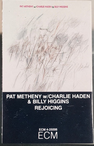 Pat Metheny W/ Charlie Haden & Billy Higgins – Rejoicing - Used Cassette 1984 ECM Tape - Jazz