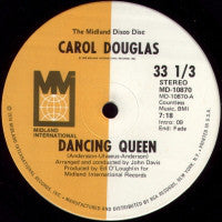 Carol Douglas - Dancing Queen / In The Morning - VG+ 12" Single 1976 USA - Disco