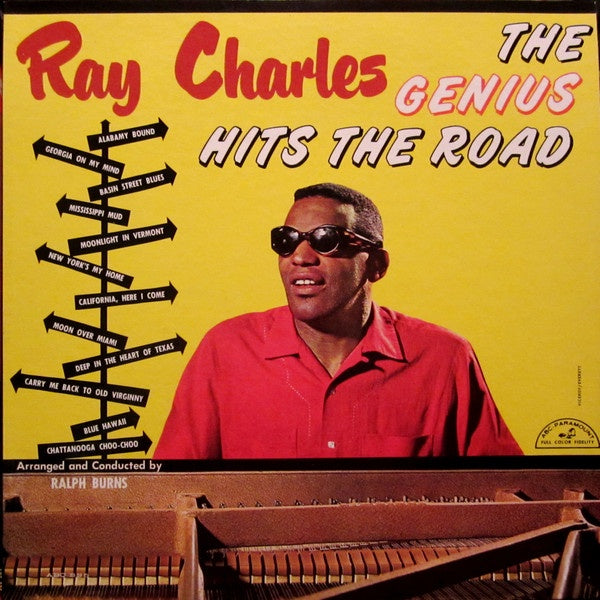 Ray Charles – The Genius Hits The Road - VG+ LP Record 1960 ABC-Paramount USA Mono Vinyl - Soul / Rhythm & Blues - Shuga Records
