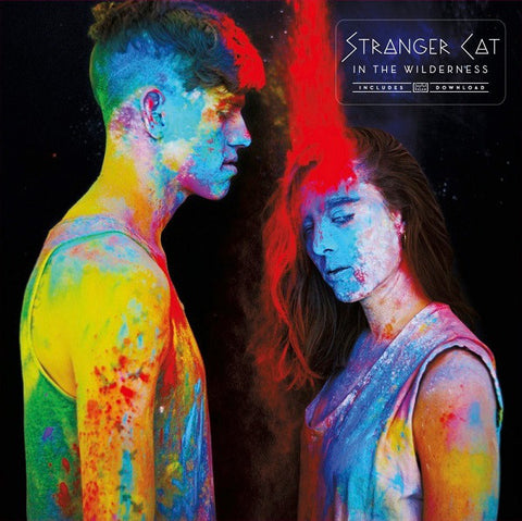 Stranger Cat - In The Wilderness - New Vinyl Record 2015 USA With Mp3 Download -(Limited Edition Red & Black Burst Vinyl, 500 Made) - Electronic/Synth Pop