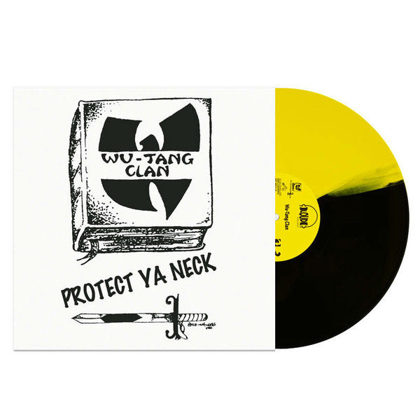 Wu-Tang Clan - Protect Ya Neck (1993) - New 12" Single Record Store Day 2015 Get On Down Yellow/Black Split Vinyl - Hip Hop - Shuga Records