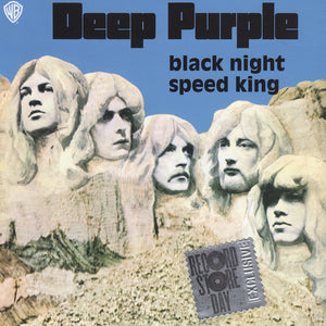 Deep Purple - Black Night / Speed King - New Vinyl Record RSD 2015 7" on Blue Vinyl