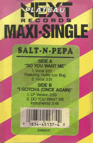 Salt 'N' Pepa – Do You Want Me - Used Cassette Next Plateau 1990 USA - Hip Hop