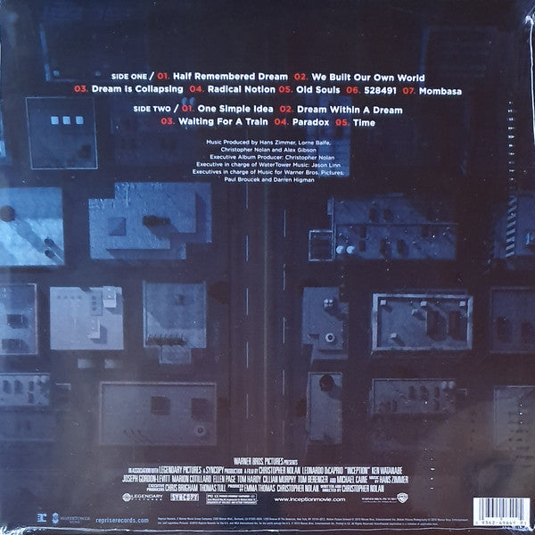 Soundtrack / Hans Zimmer ‎– Inception (2010) - New LP Record 2015 Reprise Europe Clear Vinyl - Soundtrack