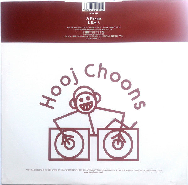 Medway ‎– Fat Bastard E.P. (Disc Two) - VG+ 12" Single Record 2000 Hooj Choons UK Import Vinyl - Progressive Trance / Acid - Shuga Records