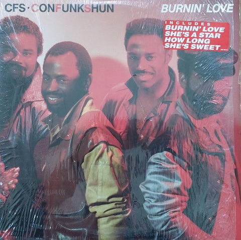 Con Funk Shun – Burnin' Love - New LP Record 1986 Mercury USA Vinyl - Funk / Soul / Boogie / Disco