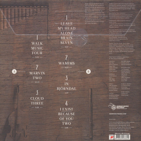 Henrik Schwarz ‎– Instruments - New LP Record Music On Vinyl 2015 Europe import 180 gram - Classical - Shuga Records