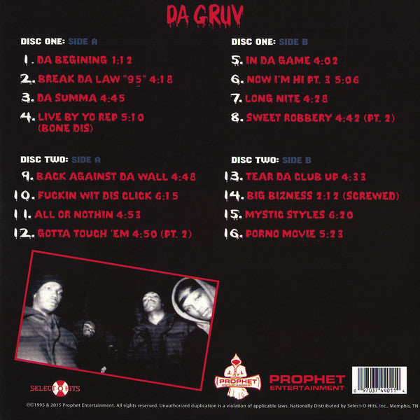 Three-6 Mafia ‎– Mystic Stylez (1995) - New 2 LP Record 2015 Prophet Entertainment USA Red Opaque Vinyl - Hip Hop - Shuga Records