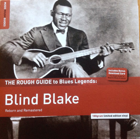 Rough Guide To Blind Blake - New Vinyl Record 2013 USA With Mp3 - Blues