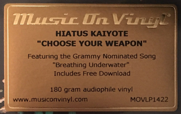 Hiatus Kaiyote - Choose Your Weapon - Mint- 2 LP Record 2015 Flying Buddha Music On Vinyl Europe 180 gram Vinyl - Neo Soul / Funk / Soul - Shuga Records