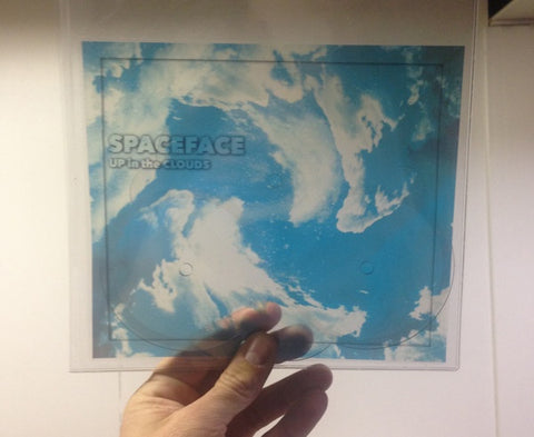 Spaceface – Up In the Clouds - New 8" Single Record 2015 PIAPTK USA Lathe Cut Cloud Shaped Vinyl - Psychedelic Rock