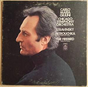 Carlo Maria Giulini with the Chicago Symphony Orchestra ‎– Petrouchka / The Firebird MINT- Angel Stereo LP - Classical