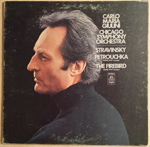 Carlo Maria Giulini with the Chicago Symphony Orchestra ‎– Petrouchka / The Firebird MINT- Angel Stereo LP - Classical