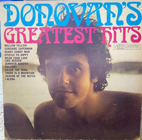 Donovan – Donovan's Greatest Hits (1969) - Mint- LP Record 1973 Epic USA Vinyl & Booklet - Psychedelic Rock / Folk Rock