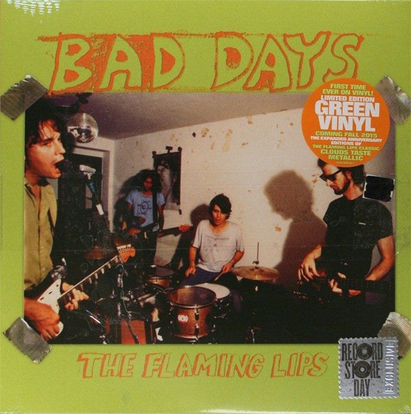 The Flaming Lips ‎– Bad Days - New 10" Lp Record Store Day 2015 RSD Green Vinyl - Psychedelic Rock / Alternative Rock