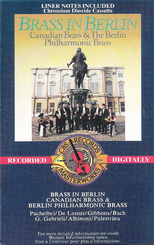 Canadian Brass & Berlin Philharmonic Brass – Brass In Berlin - Used Cassette CBS 1984 USA - Classical