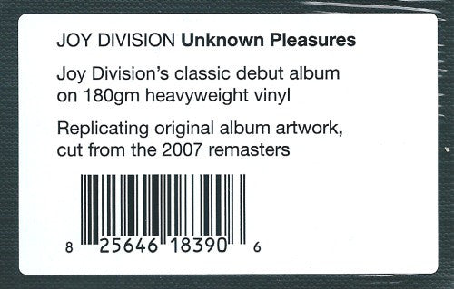 Joy Division ‎– Unknown Pleasures (1979) - New LP Record 2015 Factory Europe Vinyl - New Wave / Post-Punk