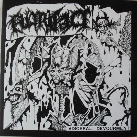 Putrifact – Visceral Devourment - Mint- 7" EP Record 1991 After World USA Vinyl & Insert - Grindcore / Death Metal