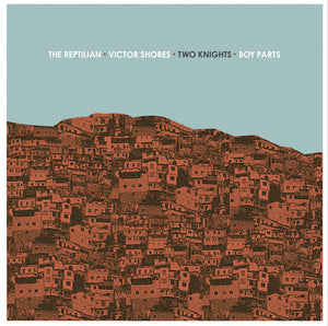 The Reptilitan, Two Knights, Victor Shores, Boy Parts - 4 Way 7" - New Vinyl Record - 7" Single - 2015 Skeletal Lightning Limited to 350 - Emo / Punk - Shuga Records