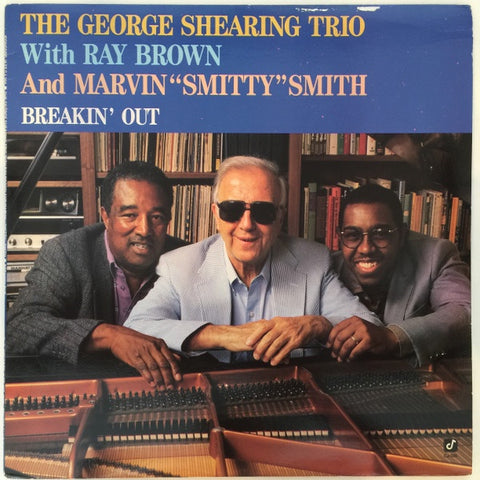 The George Shearing Trio With Ray Brown And Marvin "Smitty" Smith – Breakin' Out - Mint- LP Record 1987 Concord Jazz USA Vinyl - Jazz / Bop