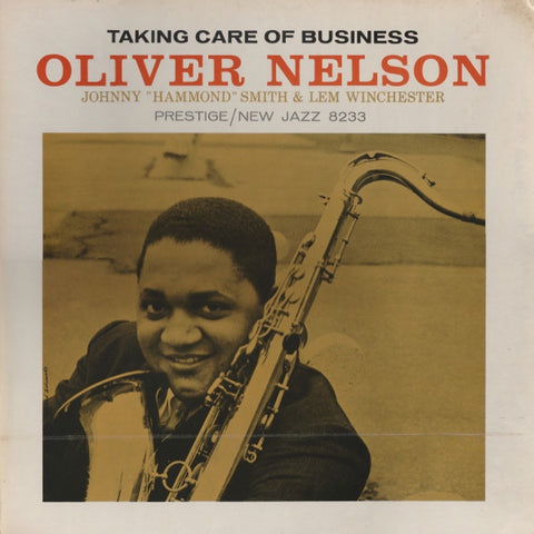 Oliver Nelson – Taking Care Of Business (1960) - VG+ LP Record 1964 Prestige New Jazz USA Mono Vinyl - Jazz / Hard Bop