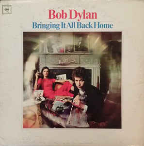 Bob Dylan - Bringing It All Back Home - VG Lp Record 1965 Mono Vinyl Original USA - Rock / Folk Rock