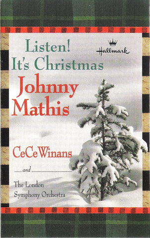 Johnny Mathis, CeCe Winans And The London Symphony Orchestra – Listen! It's Christmas - Used Cassette Hallmark 1999 USA - Classical / Pop