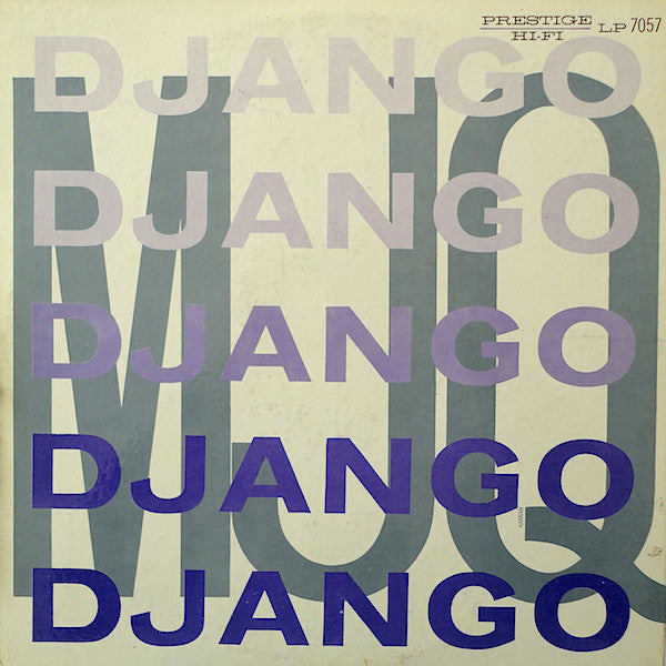 The Modern Jazz Quartet / MJQ - Django - VG LP Record 1956 Prestige USA Mono Original Vinyl (446 W. 50th ST NYC Label) - Jazz / Post Bop / Cool Jazz - Shuga Records