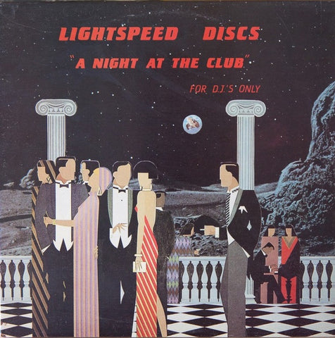 Various – Lightspeed Discs "A Night At The Club" - Mint- EP Record 1980's USA Vinyl - Italo-Disco / Synth-pop / Disco