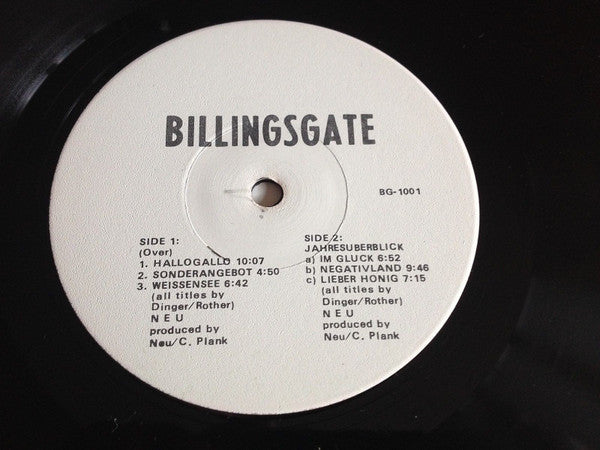 Neu! – Neu! - VG+ LP Record 1973 Billingsgate USA Original Vinyl - Rock / Krautrock - Shuga Records