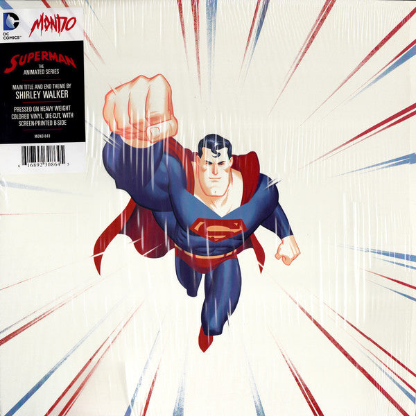 Shirley Walker ‎– Superman The Animated Series - New Lp Record 2016 Mondo USA Di-Cut Colored Vinyl - Soundtrack