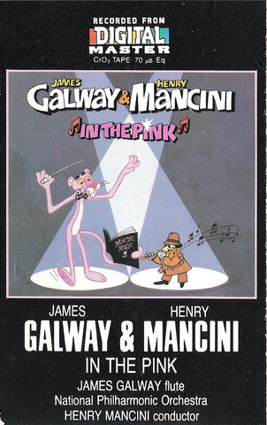 James Galway & Henry Mancini / National Philharmonic – In The Pink - Used Cassette RCA 1984 USA - Jazz