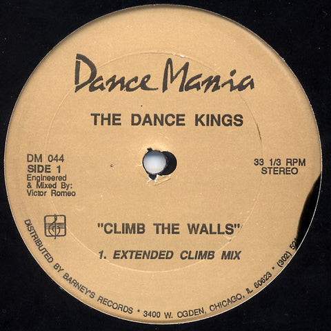 The Dance Kings – Climb The Walls - VG+ 12" Single Record 1991 Dance Mania USA Vinyl - Chicago House