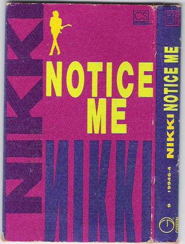 Nikki – Notice Me - Used Cassette Geffen 1989 USA - Pop / Electronic