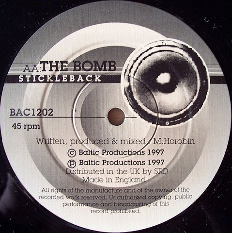 Stickleback – Virus / The Bomb - New 12" Single Record 1997 Baltic UK Vinyl - Drum n Bass / Jungle