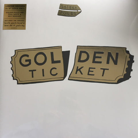 Golden Rules - Golden Ticket - New Vinyl Record 2015 Gatefold Limited Edition 2-LP Gold Vinyl - Rap / HipHop