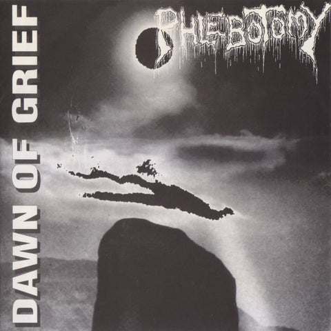 Phlebotomy – Dawn Of Grief - VG+ 7" Single Record 1992 Molon Lave Greece Blue Vinyl - Death Metal
