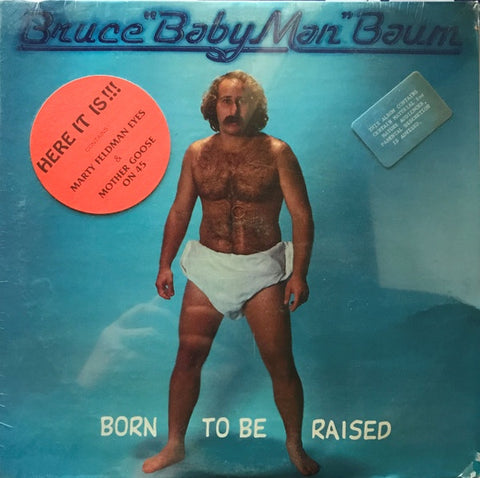 Bruce "Baby Man" Baum – Born To Be Raised - VG+ LP Record 1981 HORN USA Vinyl - Comedy / Parody / Spoken Word