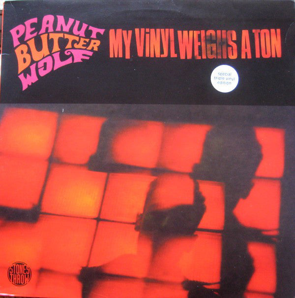 Peanut Butter Wolf - My Vinyl Weighs a Ton - New Vinyl Record 2001 Stones Throw USA 2-LP - HipHop / Rap
