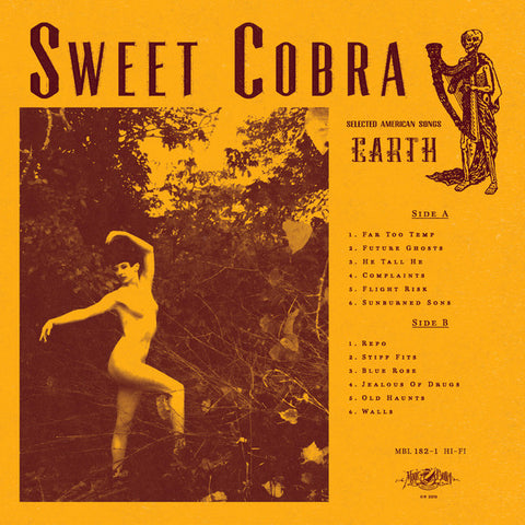 Sweet Cobra - Earth LP - New Vinyl Record 2015 Magic Bullet Limited Edition Gold Vinyl - Chicago IL Heavy Blues / Stoner - Produced by HUM’s Matt Talbot and CONVERGE’s Kurt Ballou