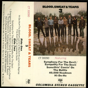 Blood, Sweat And Tears – Blood, Sweat And Tears 3 - Used Cassette
