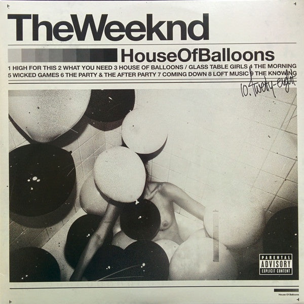 The Weeknd - House of Balloons (Mixtape 2011) - VG+ 2 LP Record 2015 XO Republic Original Press Vinyl - R&B / Pop Soul / Hip Hop - Shuga Records