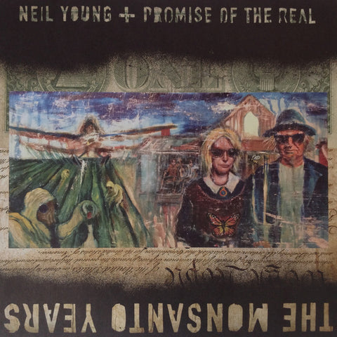 Neil Young + Promise of the Real - The Monsanto Years - New Vinyl Record 2015 Deluxe Gatefold 2-LP Pressing