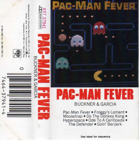 Buckner & Garcia – Pac-Man Fever - Used Cassette 1982 Columbia Tape - Synth-Pop / Novelty / Video Game Music