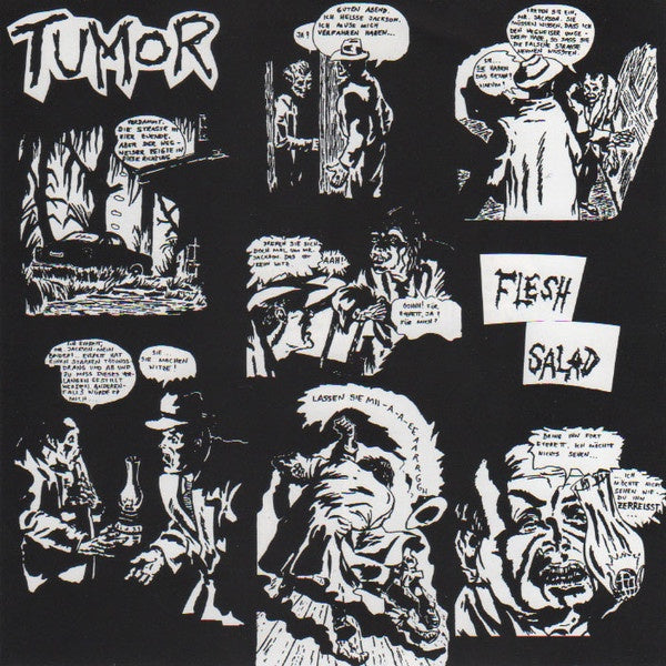 Tumor – Flesh Salad - Mint- 7" EP Record 1992 Mental Derangement Germany Red Vinyl & Numbered - Noisecore