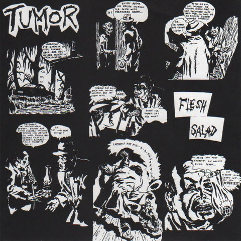 Tumor – Flesh Salad - Mint- 7" EP Record 1992 Mental Derangement Germany Red Vinyl & Numbered - Noisecore