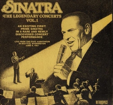 Frank Sinatra – Sinatra - The Legendary Concerts Volume 1 - Mint- LP Record USA Vinyl - Jazz / Swing / Big Band