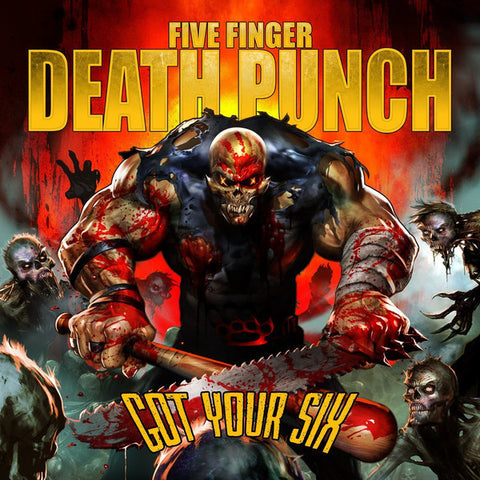 Five Finger Death Punch - Got Your Six - New Vinyl Record 2016 Prospect Park Record Store Day Picture Disc Pressing, Limited to 1000 - Alt-Metal