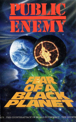 Public Enemy – Fear Of A Black Planet - Used Cassette 1990 Def Jam Tape - Hip Hop / Hardcore Hip-Hop